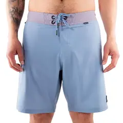 HANG LOOSE - Traje De Baño Hombre Heather Celeste