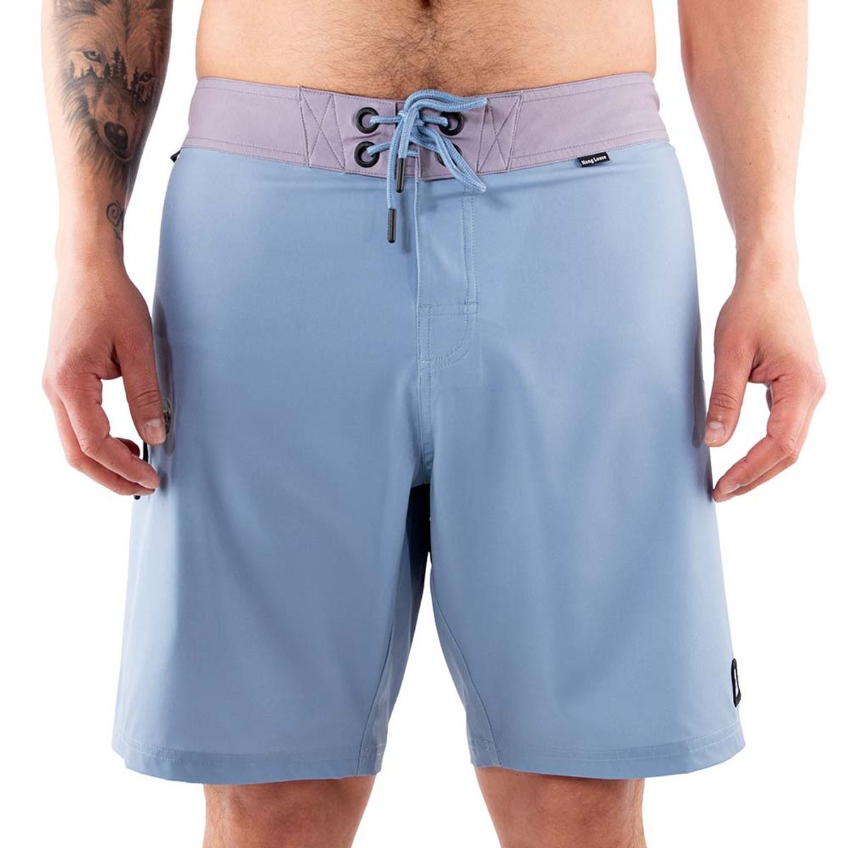 HANG LOOSE - Traje De Baño Hombre Heather Celeste Hang Loose