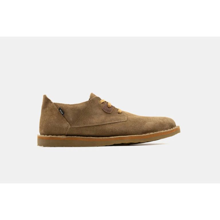 Botín Hombre - Pudú Low Suede Almendra