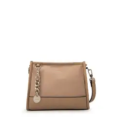 AMPHORA - Cartera bandolera patricia pequeña beige
