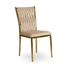 GENERICO - Silla king velvet gold