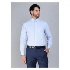 ARROW - Camisa Formal Texturada Tailored Fit Celeste