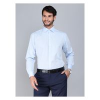 Camisa Formal Texturada Tailored Fit Celeste