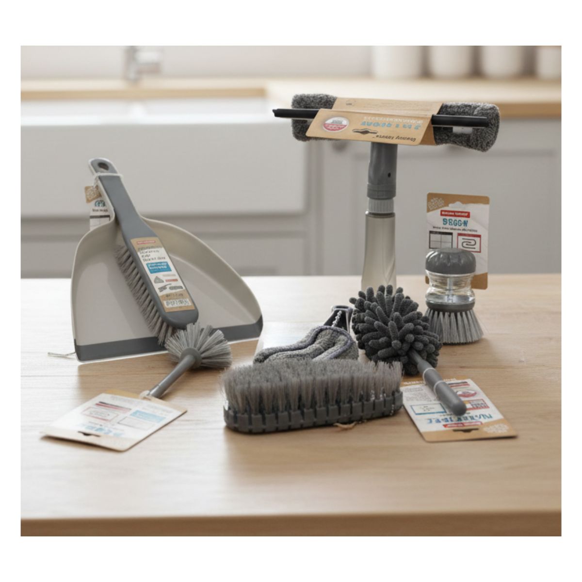 EKOL TACTICA MILITAR - Kit De Limpieza 7 Piezas De Hogar Y Autos