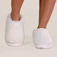 LADY GENNY - Slipper Mujer Ultra Suave - Pantuflas Pelo Largo