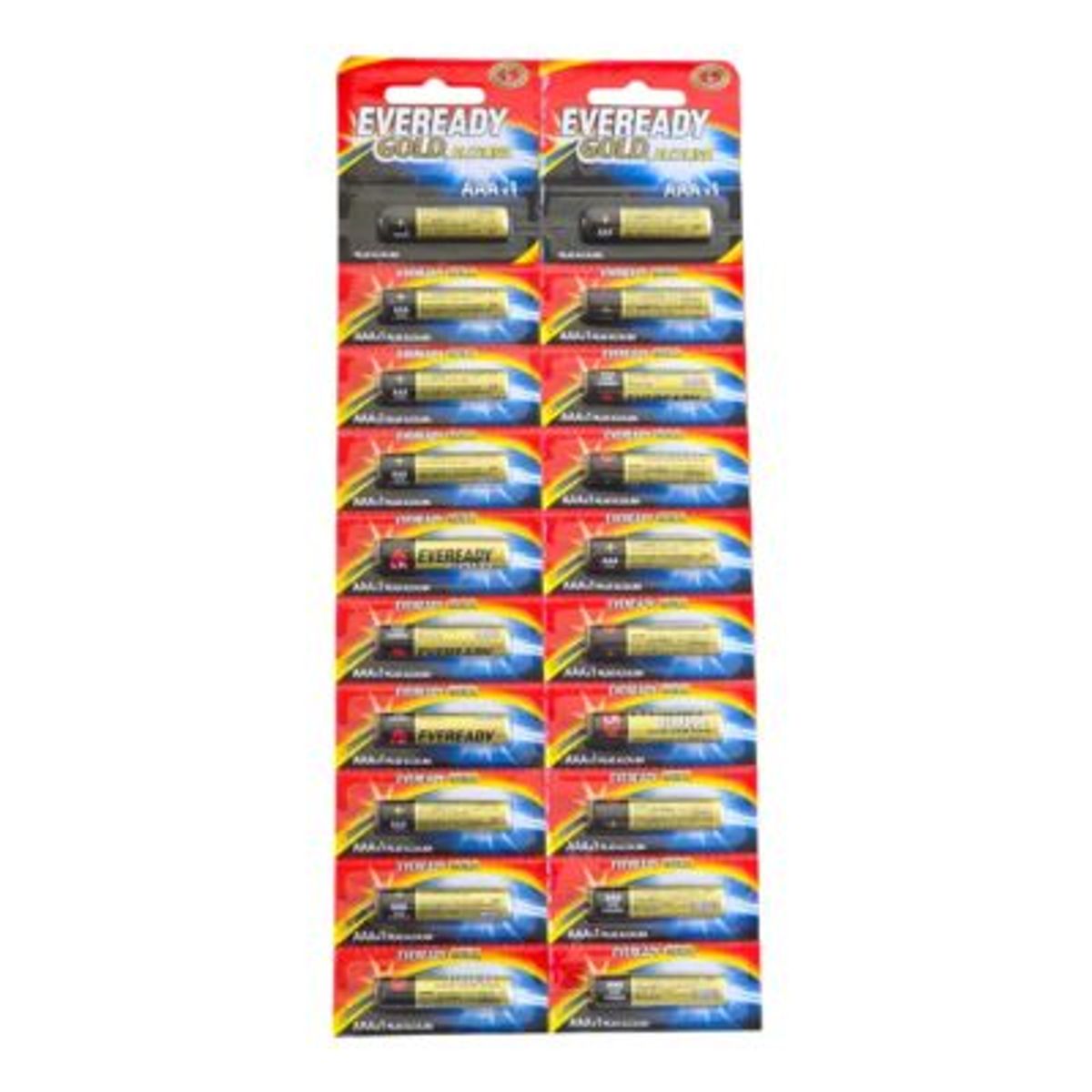 EVEREADY - Pack 20 Pilas Eveready Aaa Alcalinas 1.5v Modelo Gold