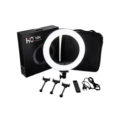 HQ RING LIGHT - Aro de Luz LED Profesional 44 cm Con Trípode Ajustable