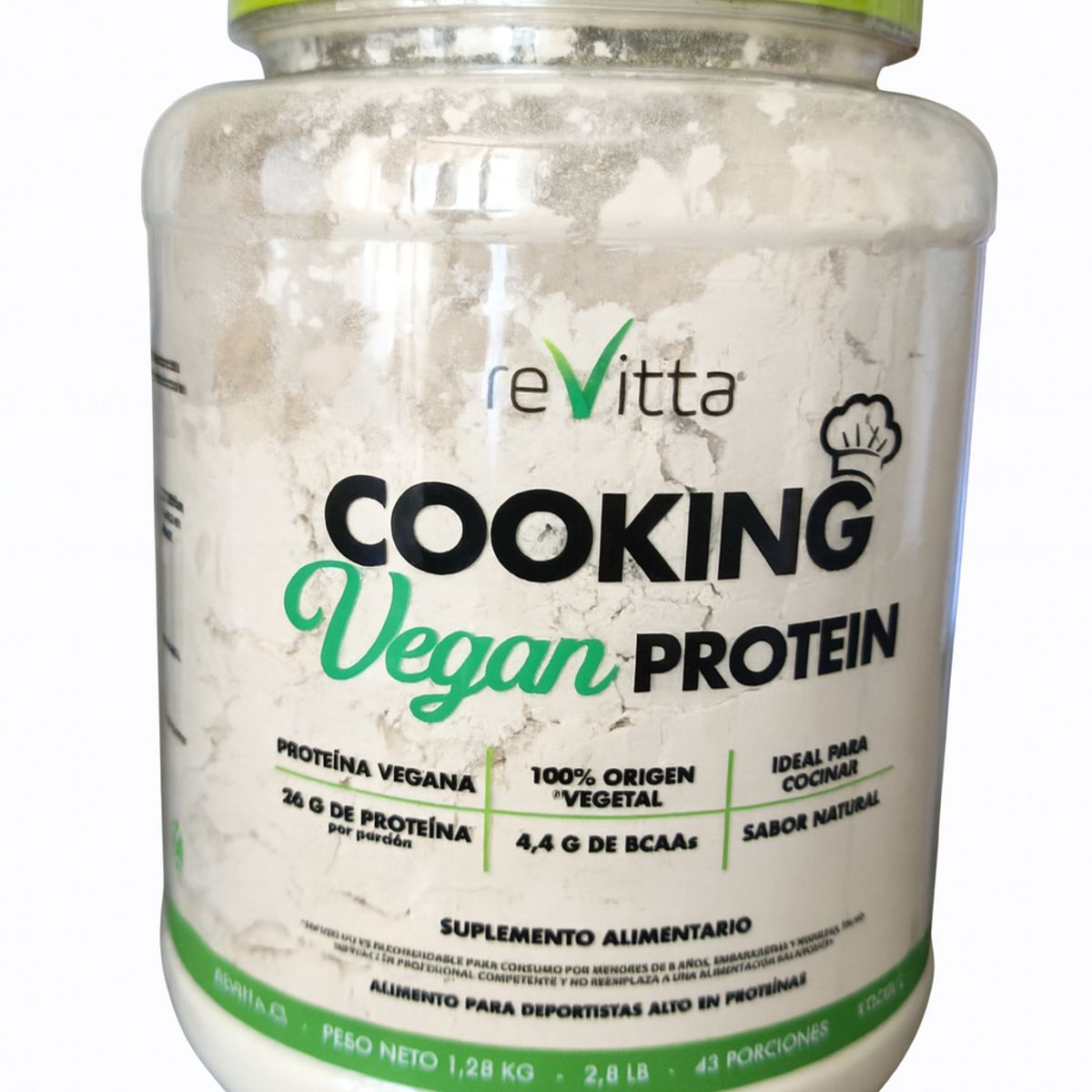 REVITTA WELLNESS - Proteina para cocinar Cooking Vegan Protein 43 porciones 1280g