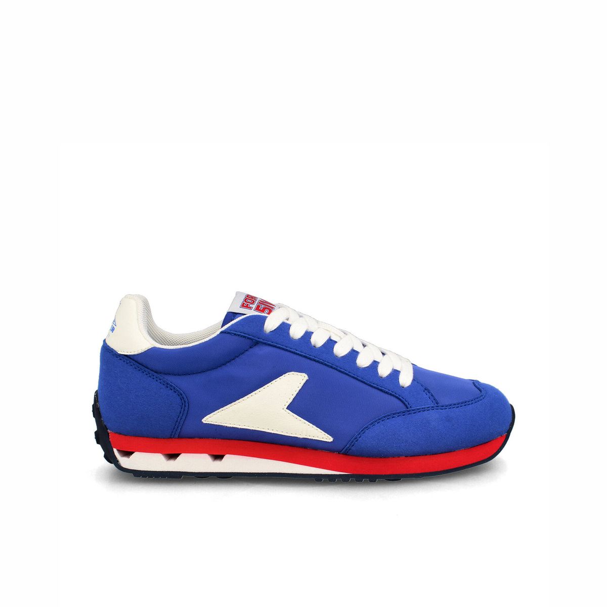 POWER - Zapatilla Mujer Power Force 5 Retrospec Azul Marino - Rojo