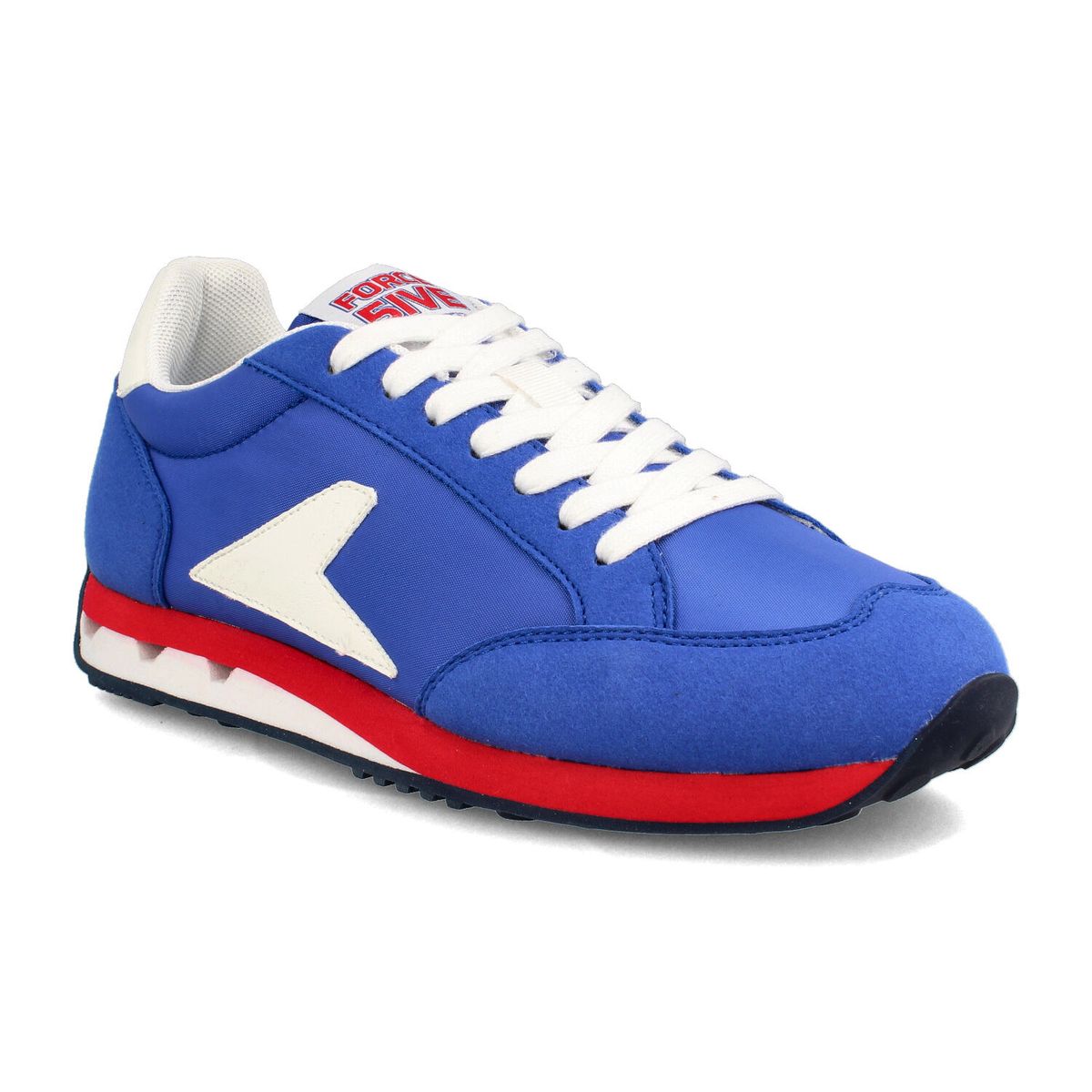 POWER - Zapatilla Mujer Power Force 5 Retrospec Azul Marino - Rojo