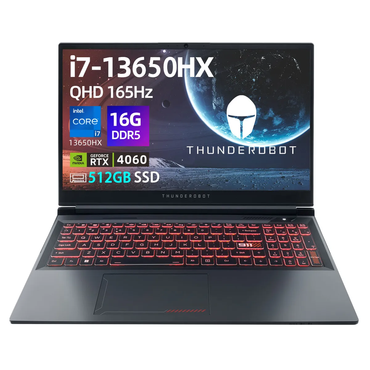 THUNDEROBOT - Notebook Gamer Thunderobot R15 Intel I7-13650HX Rtx 4060 16Gb RAM 512Gb 156 QHD W11P