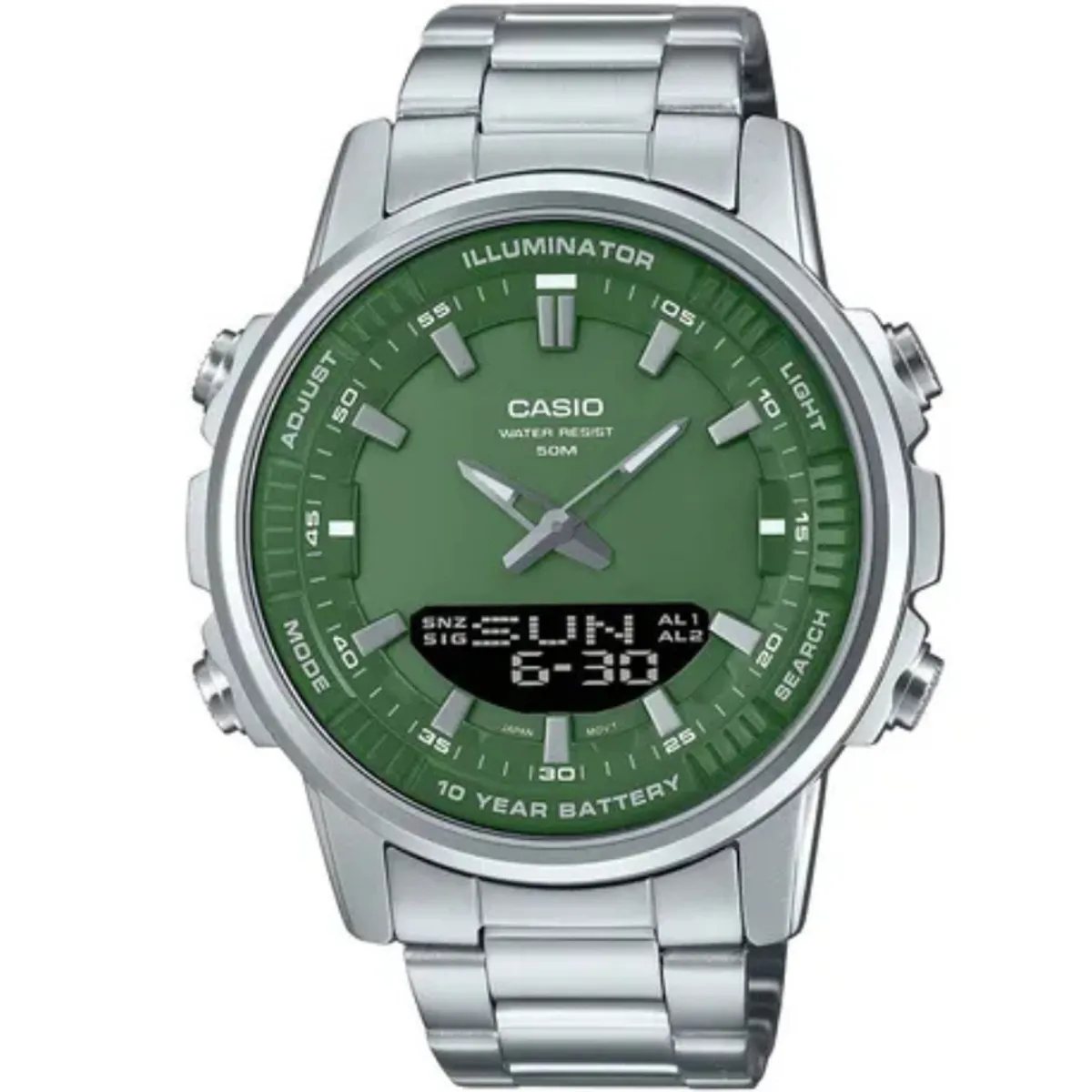 CASIO - Reloj Digital-Análogo Casio Hombre AMW-880D-3AVDF