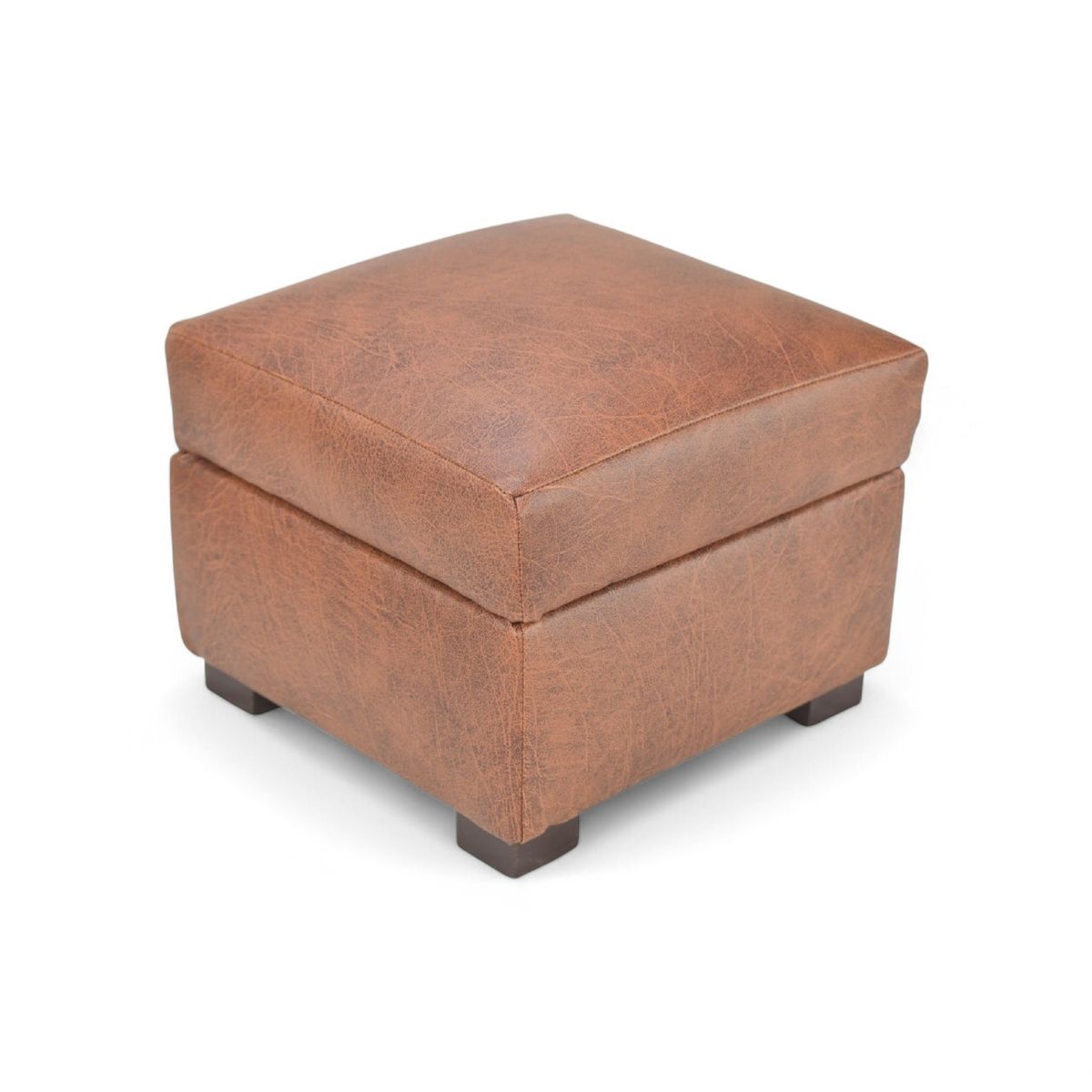 GENERICO - Pouf De Ecocuero Café