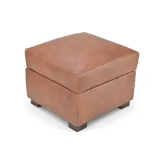 GENERICO - Pouf De Ecocuero Café