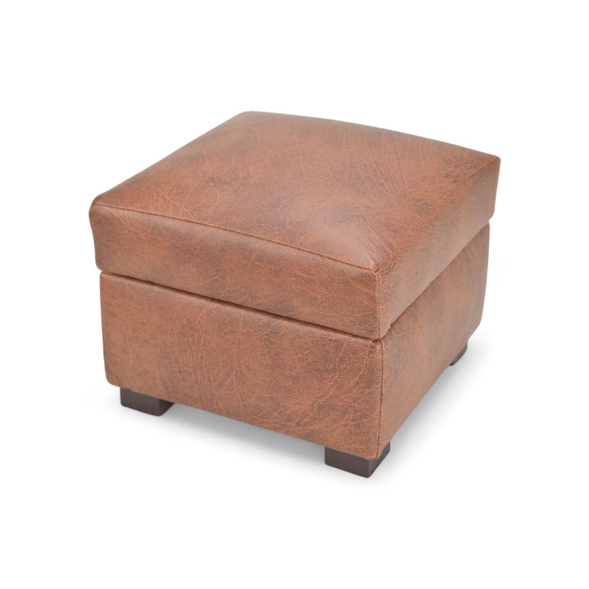GENERICO - Pouf De Ecocuero Café