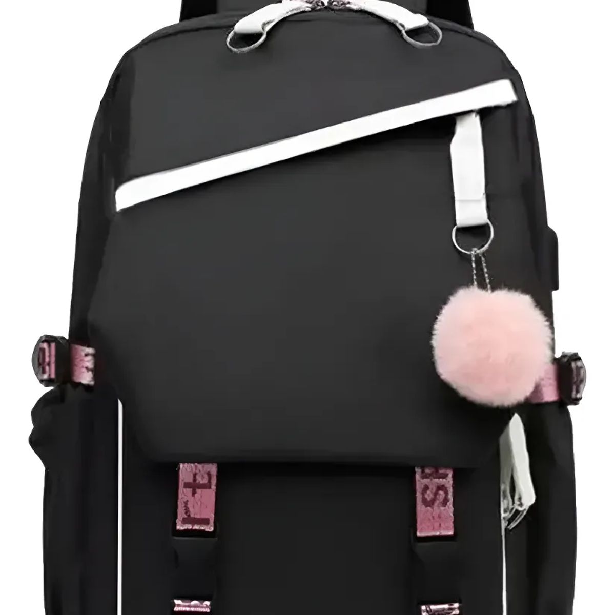 GENERICO - Mochila Urbana Escolar Juvenil Con Interfaz Usb Aux Notebook