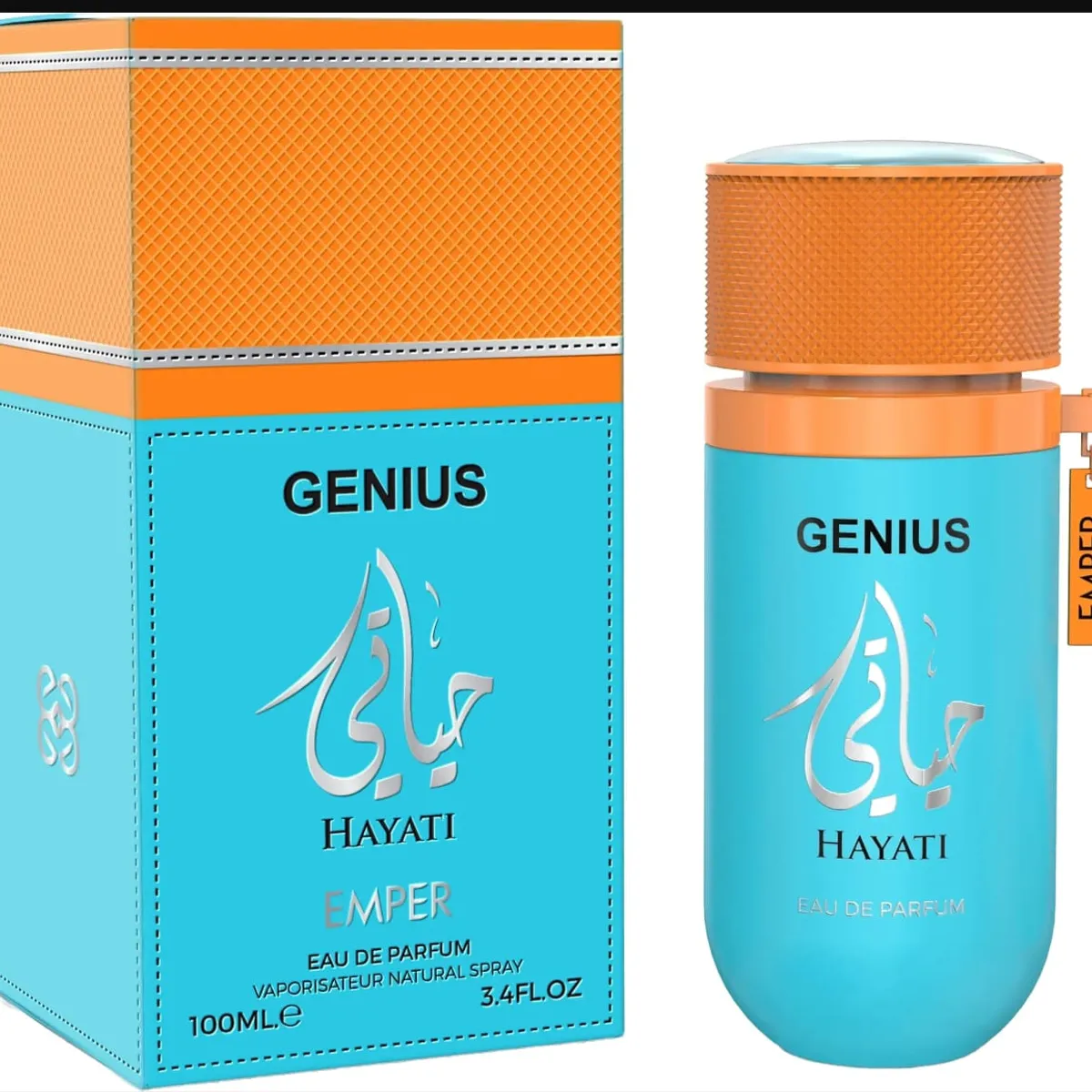 EMPER - PERFUME EMPER GENIUS HAYATI de 100ml para hombre  colonia fragancia