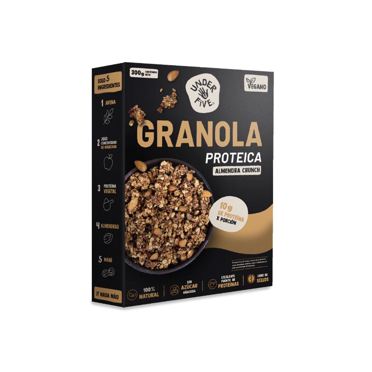 UNDERFIVE - Granola Underfive - Almendra Crunch 300 gr