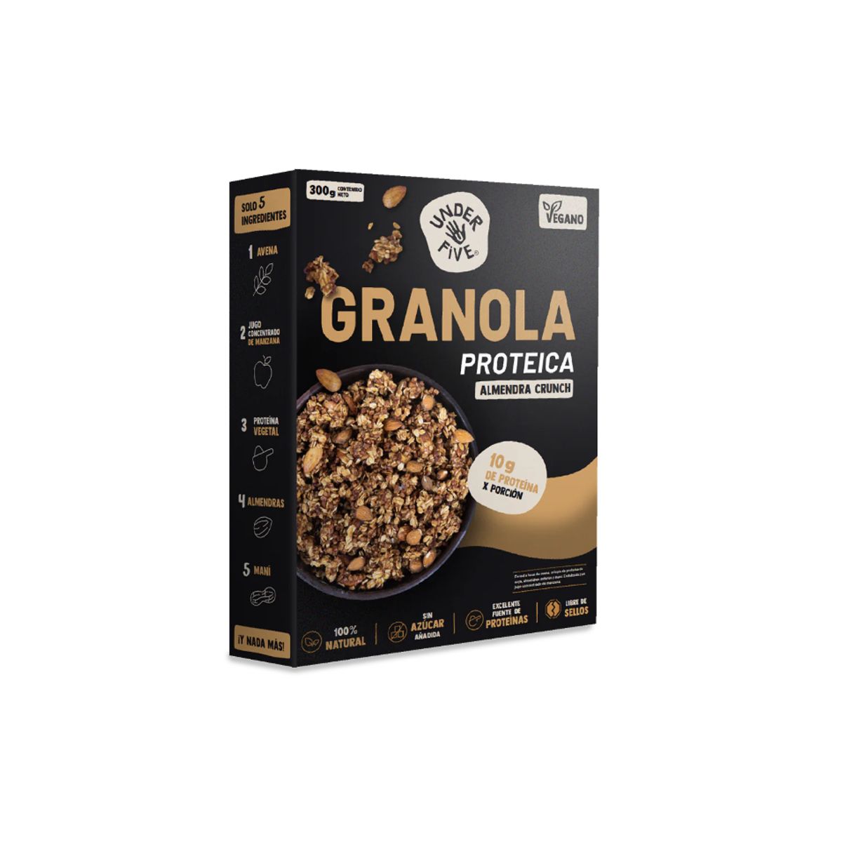 UNDERFIVE - Granola Underfive - Almendra Crunch 300 gr