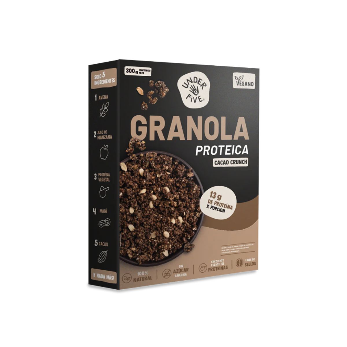 UNDERFIVE - Granola Underfive - Cacao Crunch 300 gr
