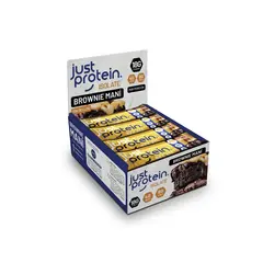 GENERICO - Barra de proteina Just Protein - Brownie Maní 12 unidades