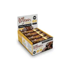 GENERICO - Barra de proteina Just Protein - Chocolate Crunch 12 unidades