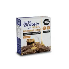 GENERICO - Barra de proteina Just Protein - Brownie Maní 5 unidades