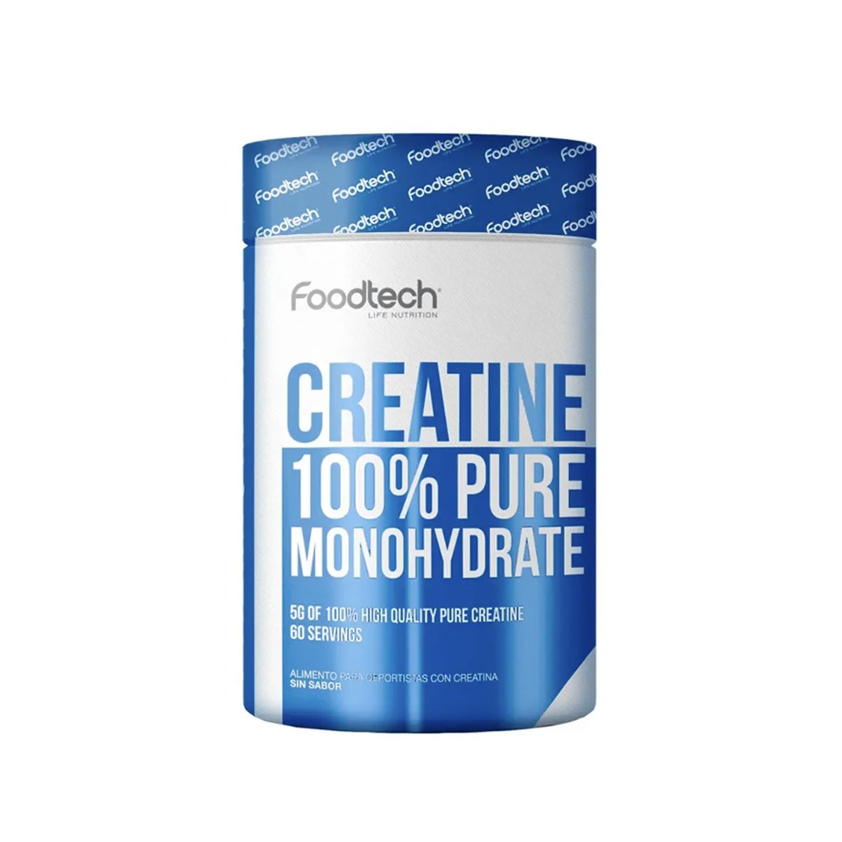 FOODTECH - Creatina Monohidratada Foodtech - 300 gr 60 servicios