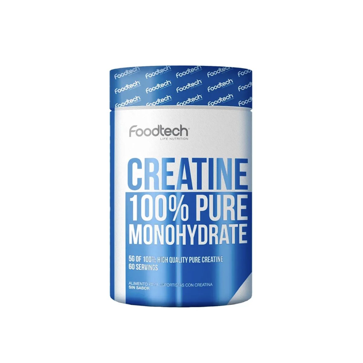 FOODTECH - Creatina Monohidratada Foodtech - 300 gr 60 servicios