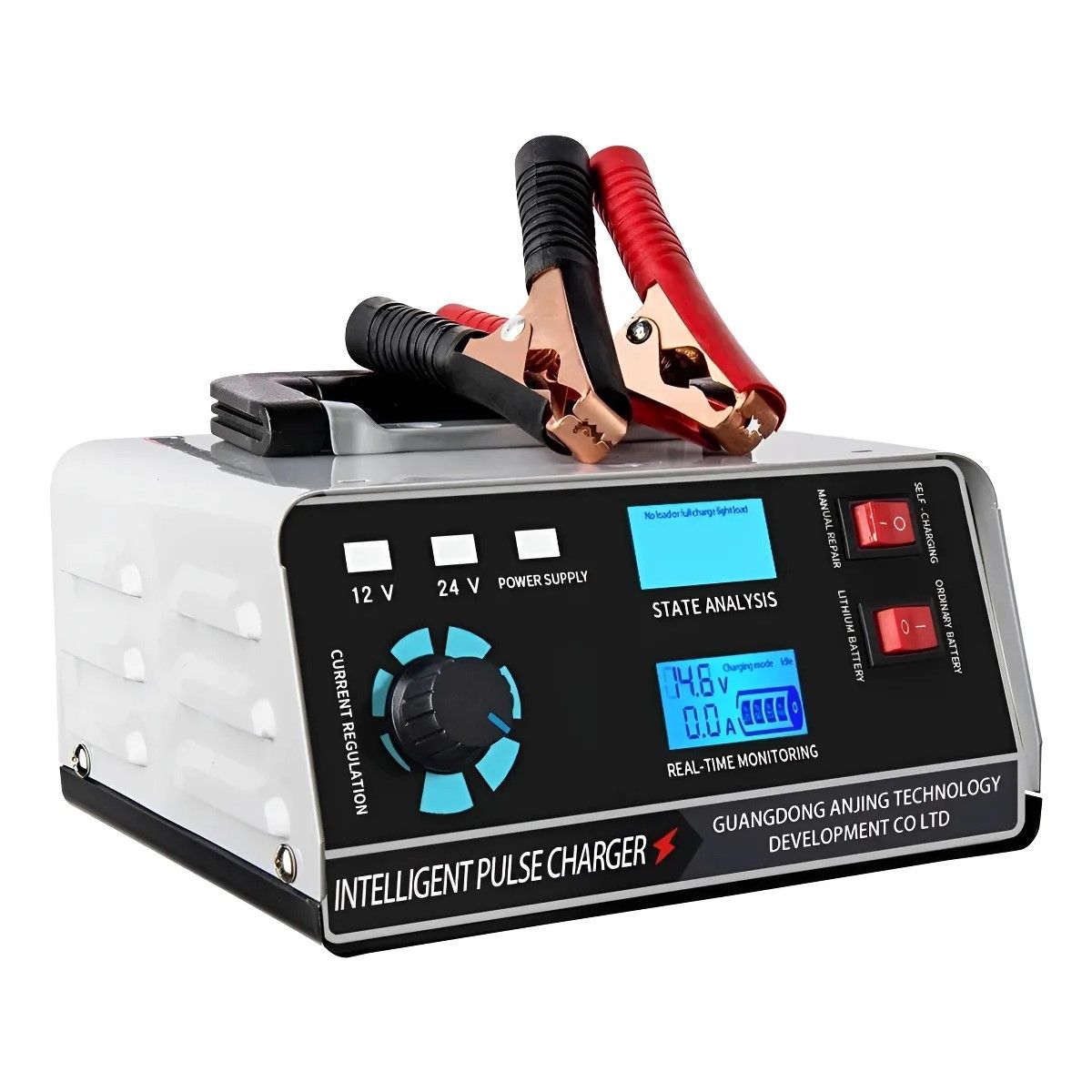 GENERICO - Cargador De Batería Auto Camión Barco Moto Smart 1224v 400w