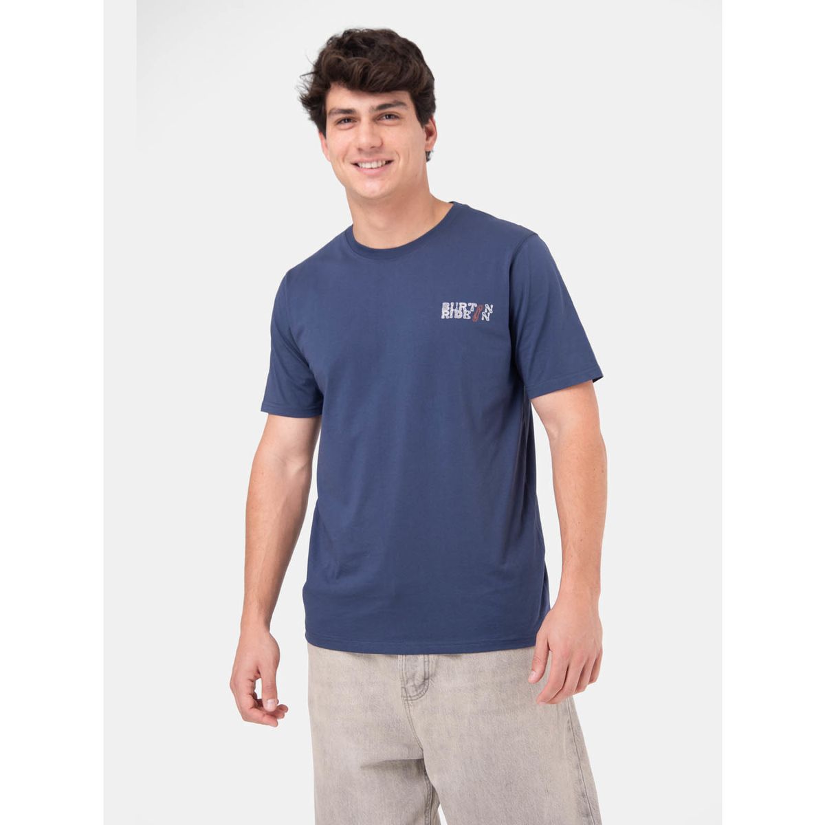 BURTON - Polera MC Hombre Disrupt Azul BURTON