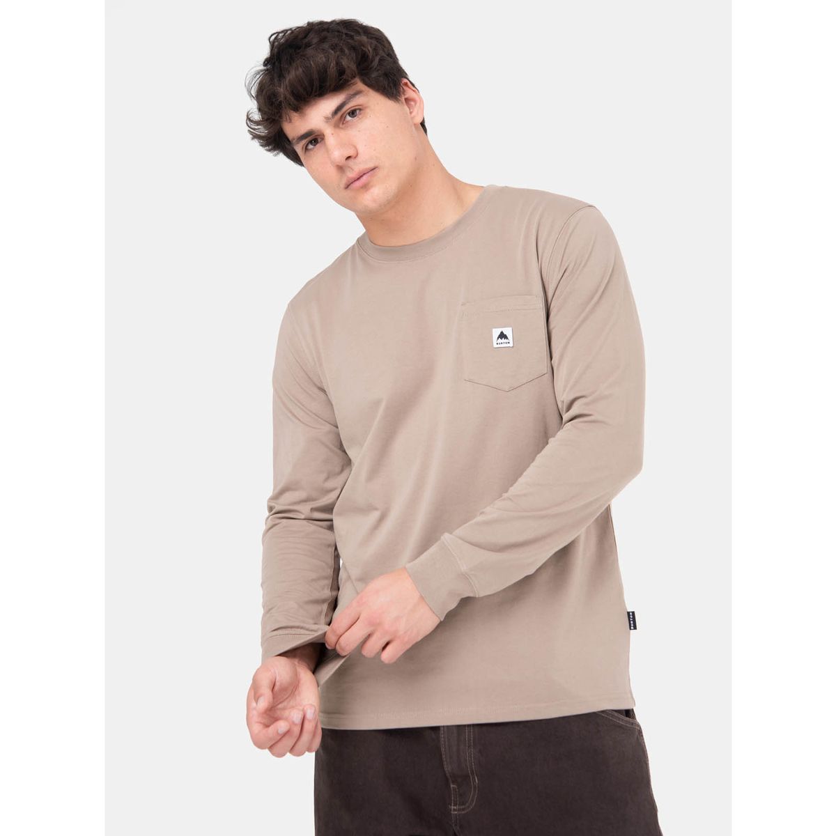 BURTON - Polera M/L Hombre Colfax Beige BURTON