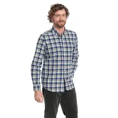 POTROS - CAMISA MANGA LARGA OXFORD CUADROS HOMBRE LEON