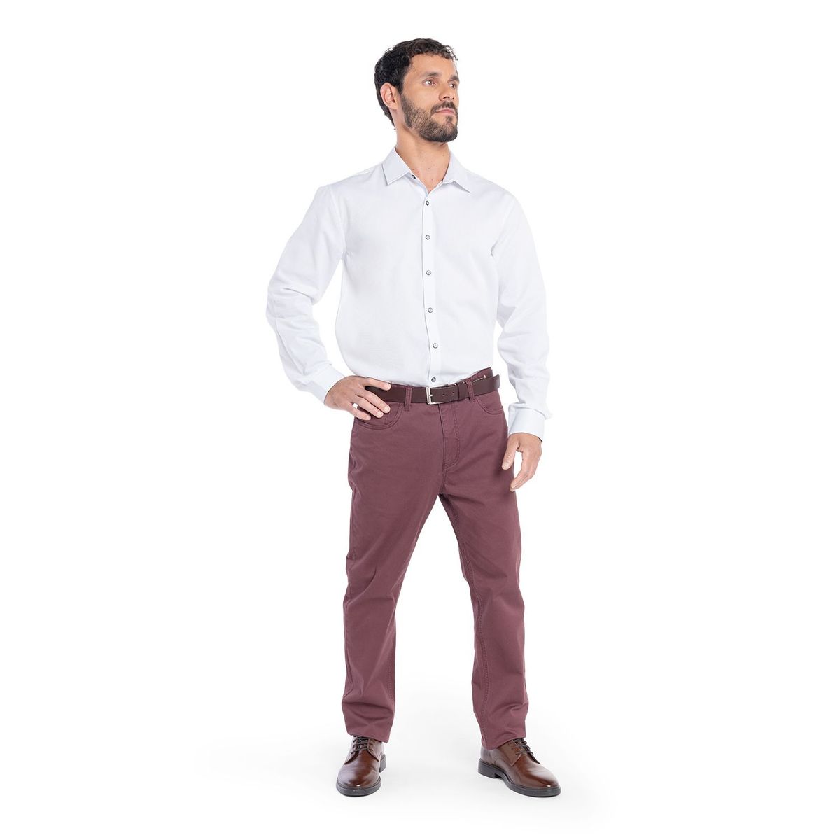 POTROS - CAMISA MANGA LARGA TEXTURA HOMBRE SANTILLANA