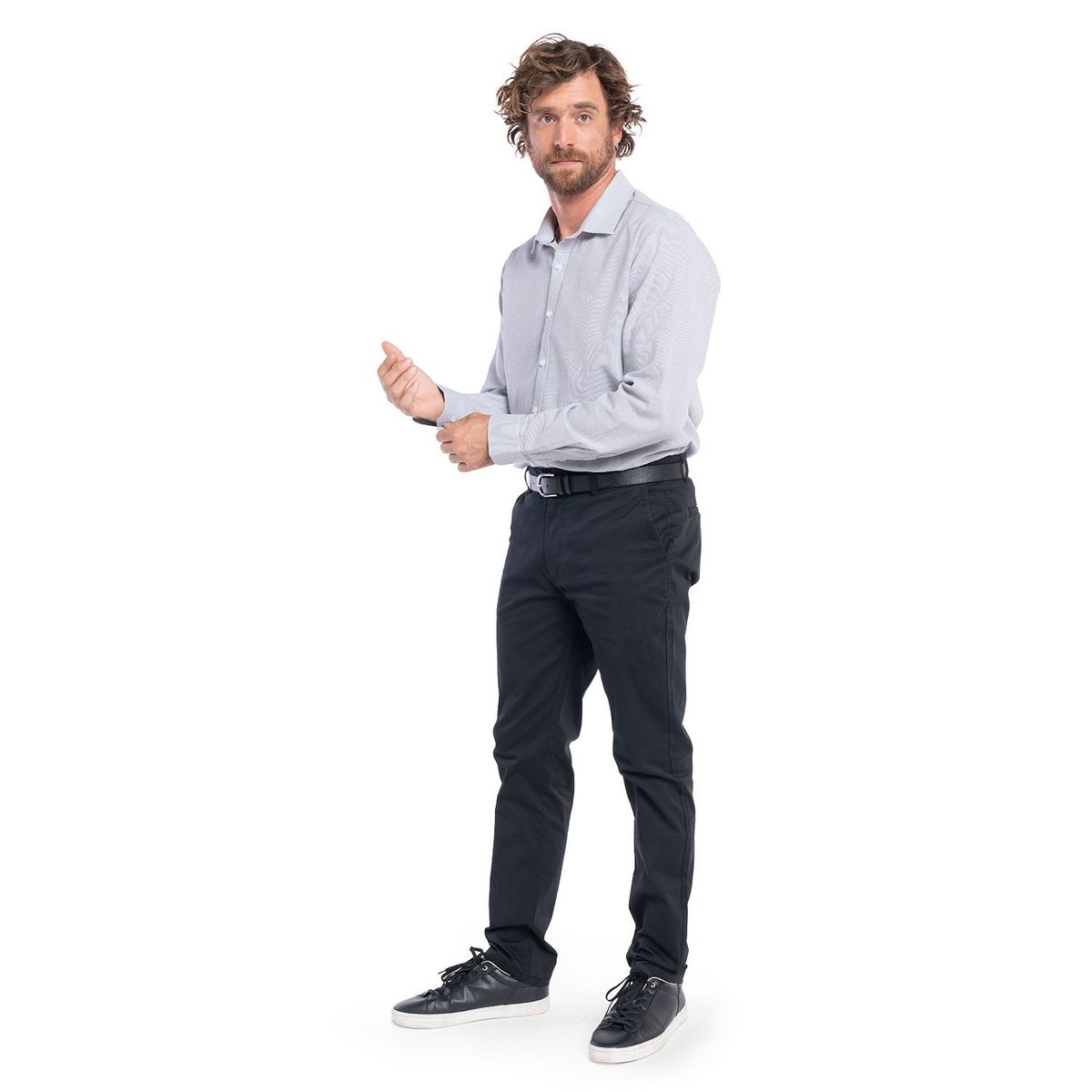 POTROS - CAMISA MANGA LARGA TEXTURA HOMBRE GALICIA