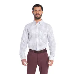 POTROS - CAMISA MANGA LARGA OXFORD CUADROS HOMBRE LONDRES