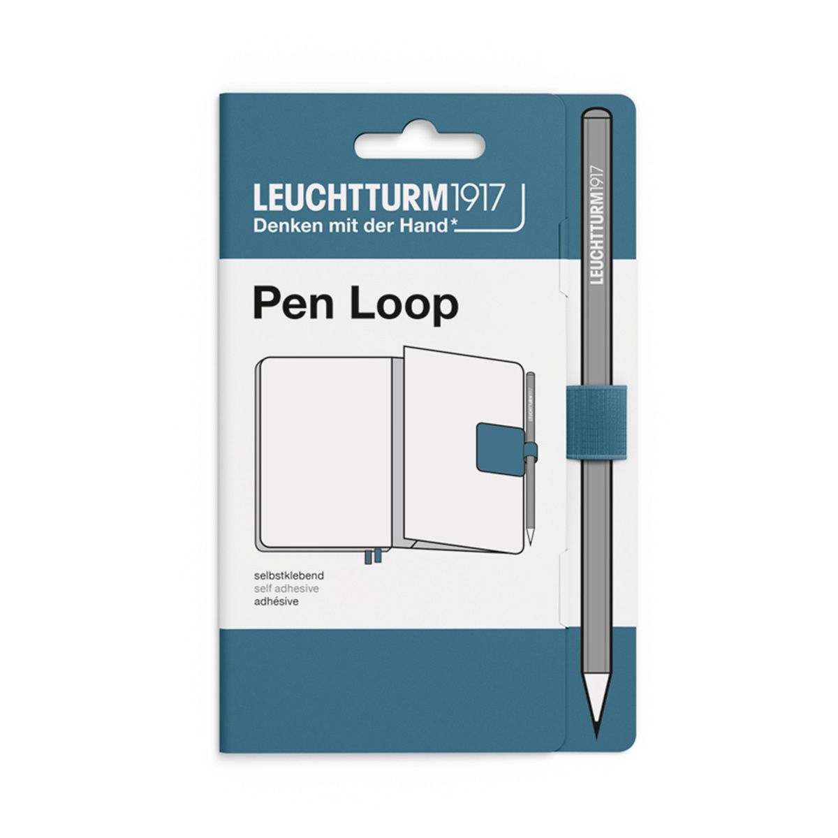 GENERICO - Soporte para Bolígrafos Leuchtturm 1917 Pen Loop Stone Blue