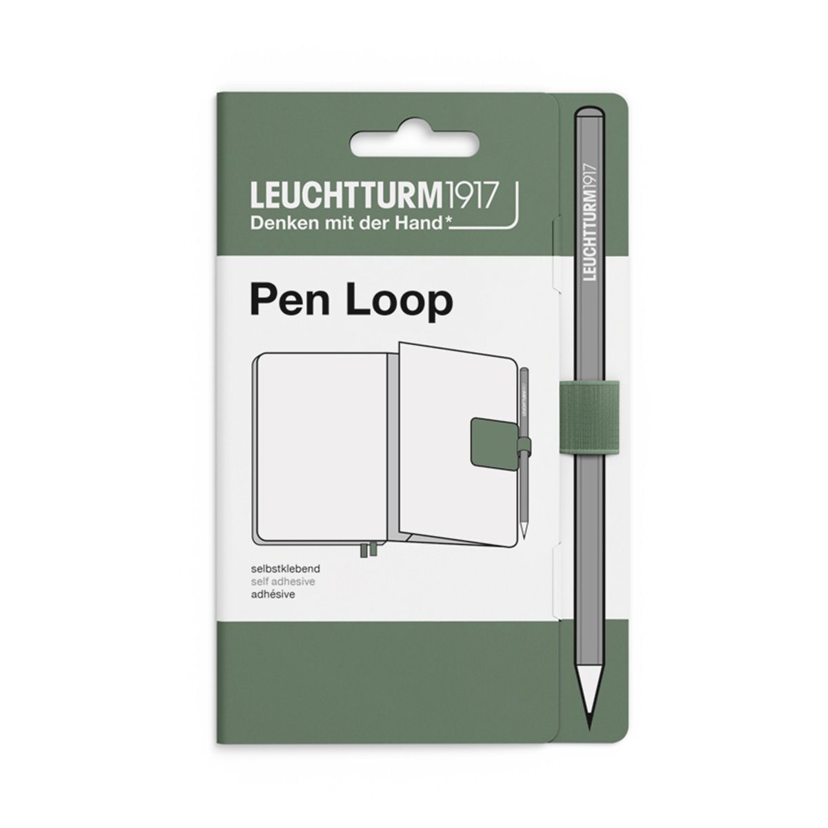 GENERICO - Soporte para Bolígrafos Leuchtturm 1917 Pen Loop Olive