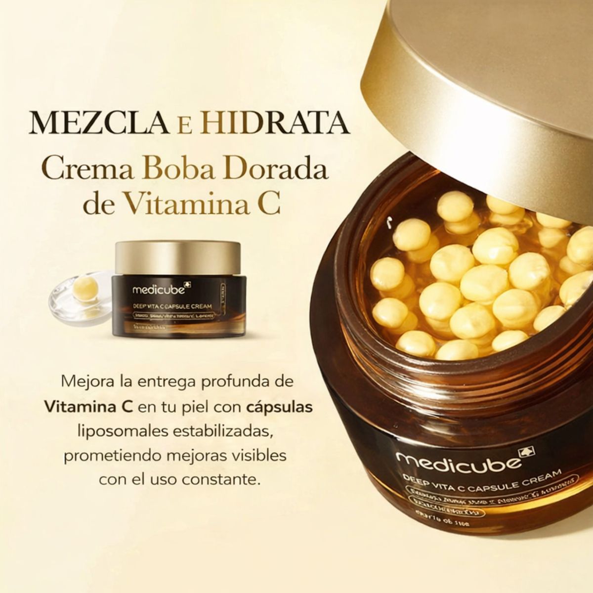 MEDICUBE - Crema Medicube Vitamina C Niacinamida Deep Vita C Capsule Cream 55g