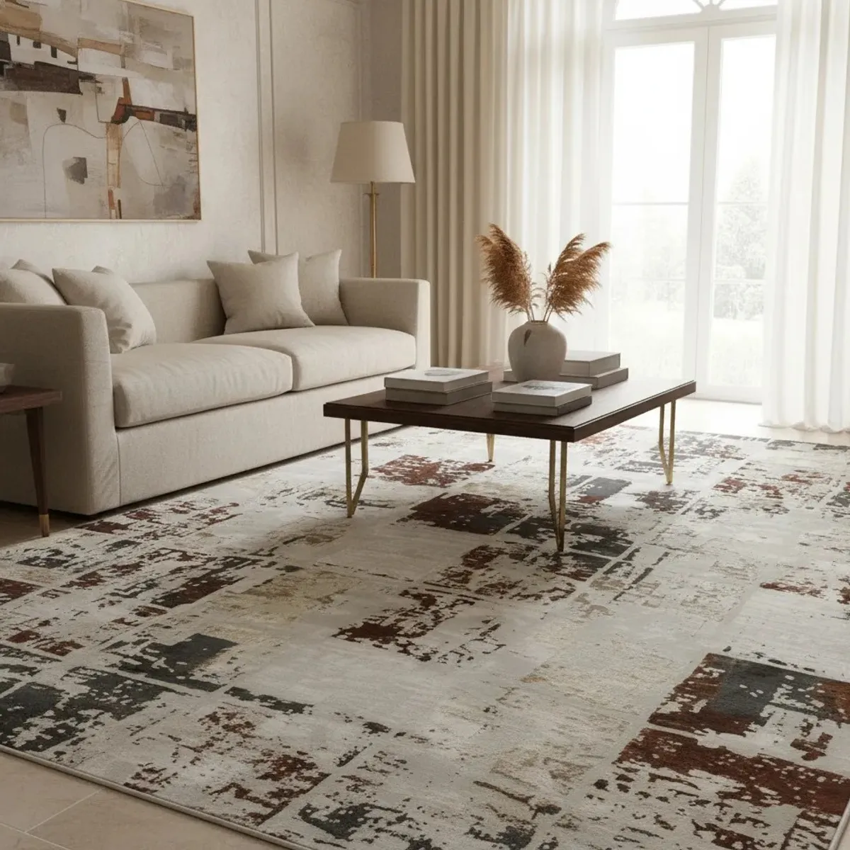 GENERICO - Alfombra Grande Moderna 300x400 Origen Turca 079