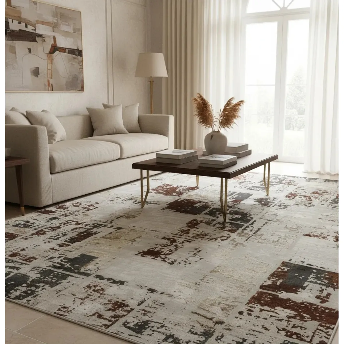 GENERICO - Alfombra Grande Moderna 300x400 Origen Turca 079