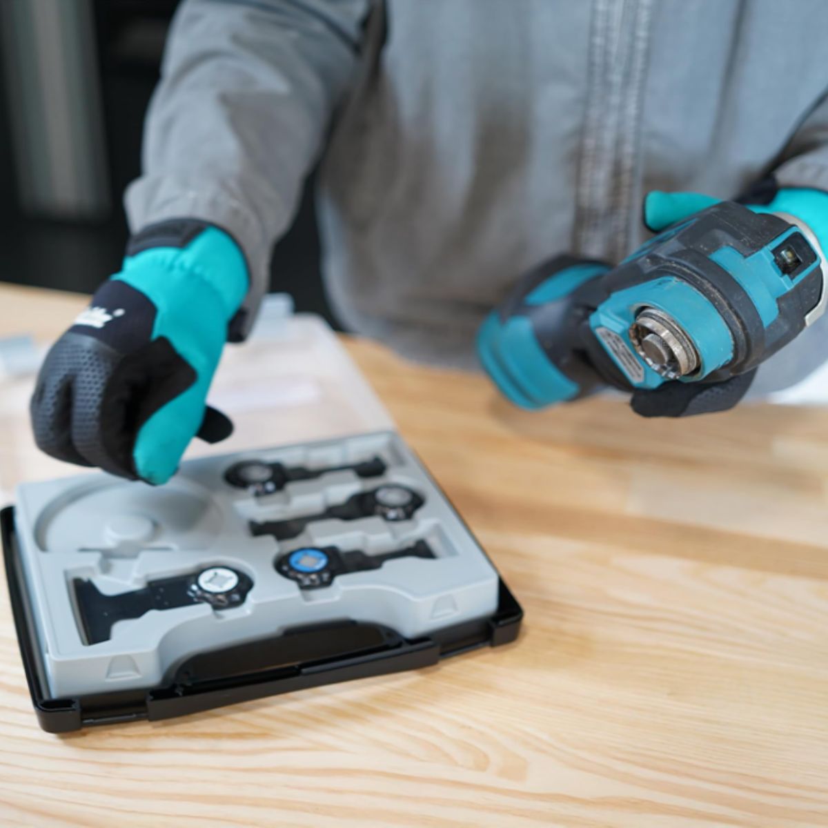 MAKITA - Set 5 Pza Multiherramienta Oscilante Starlock Makita E-24935
