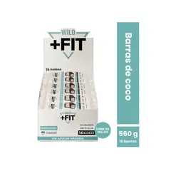 WILD FOODS - Barra de chocolate Wild Fit - Coco 16 unidades