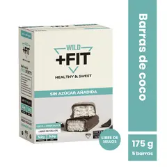WILD FOODS - Barra de chocolate Wild Fit - Coco 5 unidades