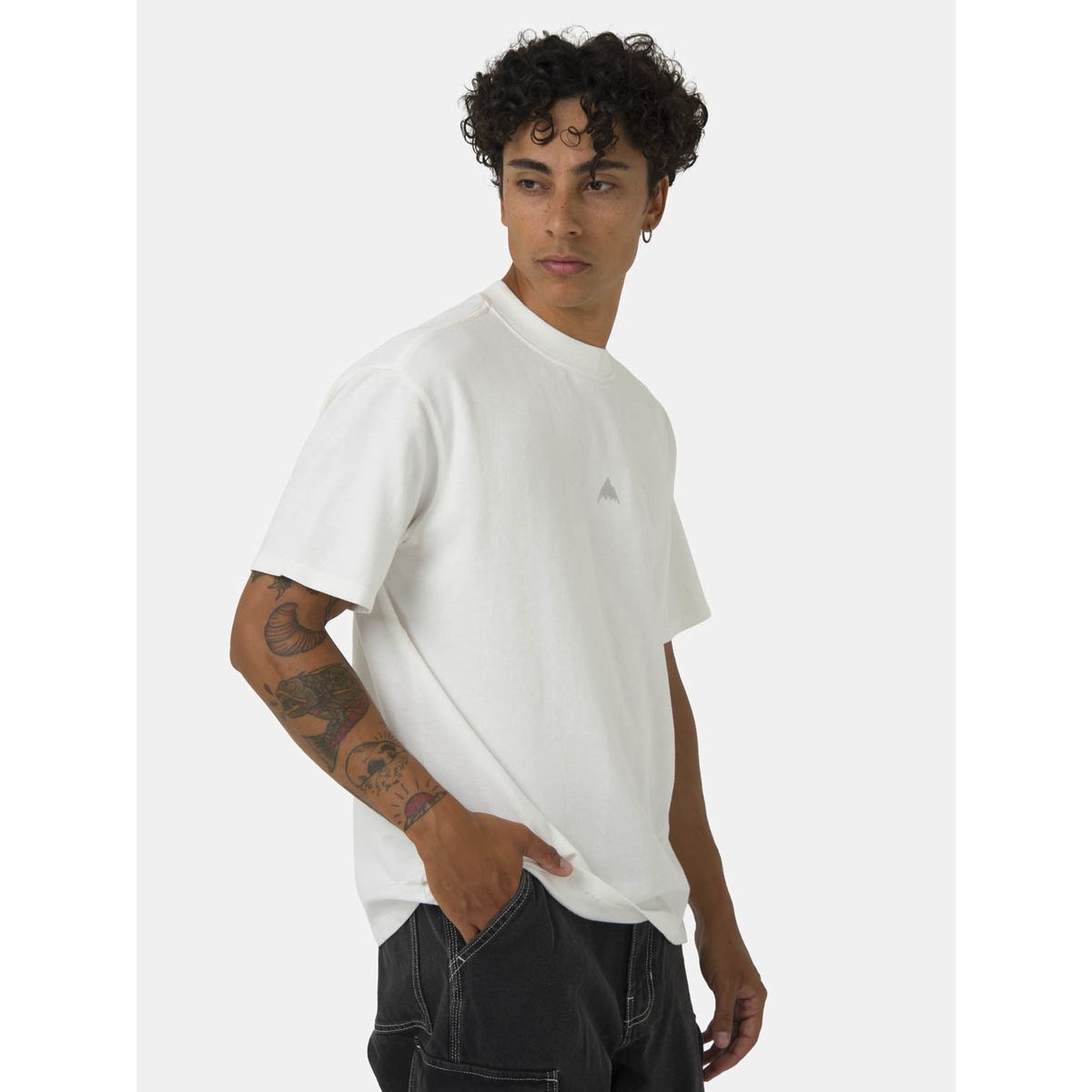 BURTON - Polera MC Hombre Legacy Blanco BURTON