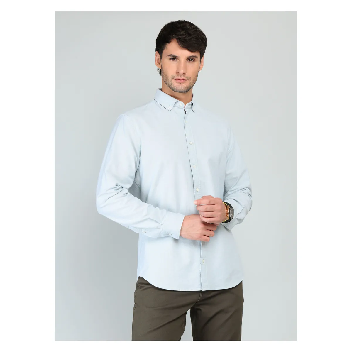 ARROW - Camisa Oxford Spandex Regular fit Verde Arrow ARROW