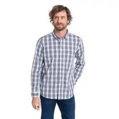 POTROS - CAMISA MANGA LARGA TREVIRA CUADROS HOMBRE ALMERIA