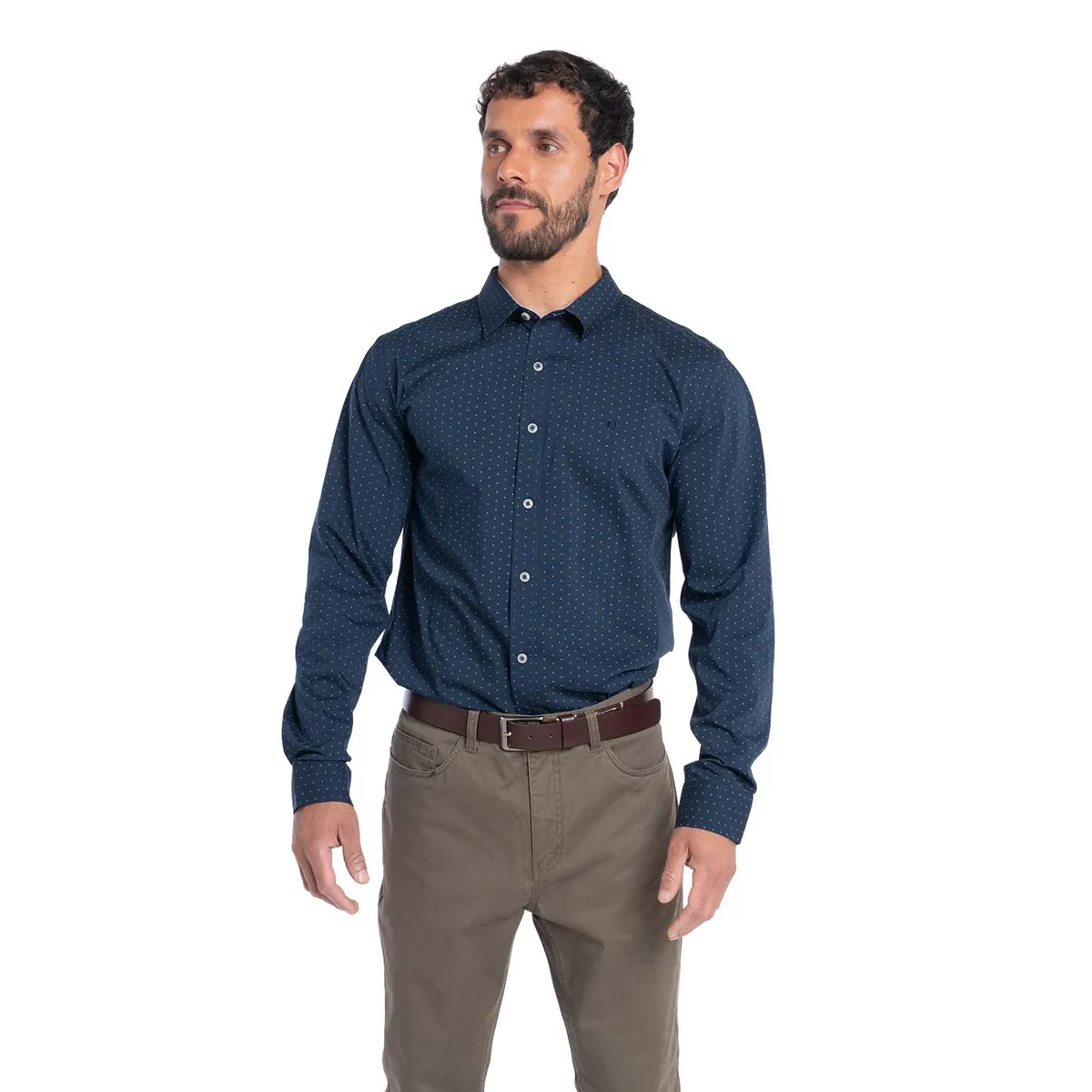 POTROS - CAMISA MANGA LARGA TREVIRA ESTAMPADA HOMBRE SEVILLA