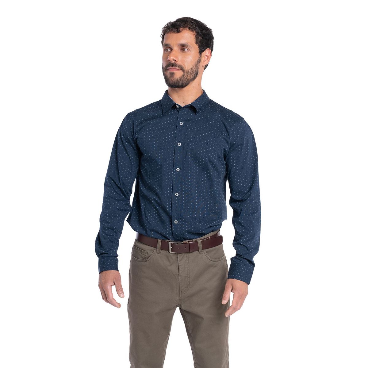 POTROS - CAMISA MANGA LARGA TREVIRA ESTAMPADA HOMBRE SEVILLA