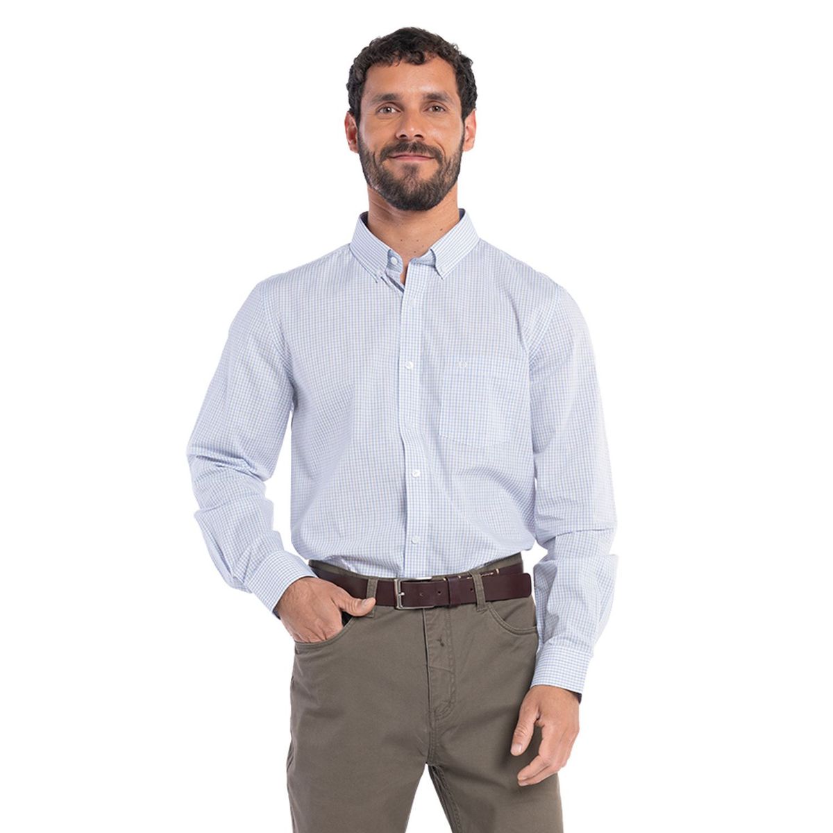 POTROS - CAMISA MANGA LARGA TREVIRA CUADROS HOMBRE TOLEDO